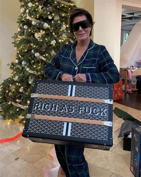 kris jenner goyard luggage|Kris Jenner Flaunts Her Riches With A $16K Goyard .